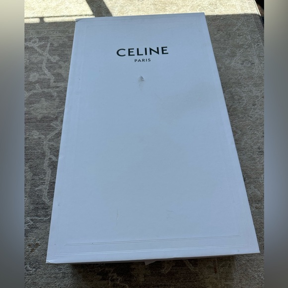 CELINE WILTERN Calfskin RIDING BOOT WITH TRIOMPHE 90mm Brown KneeHigh Boots 39.5 - Picture 10 of 16